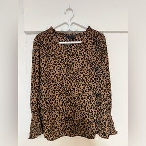 Eclair Leopard Print Blouse